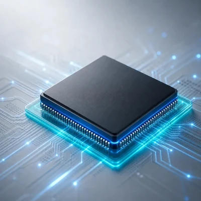 暗色圆形科技纹理，烘托问答模块的氛围