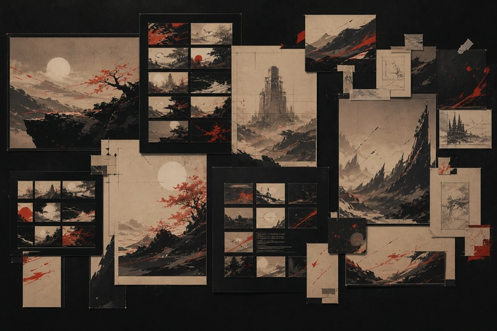 放松场景的氛围插画，呼应观看前的准备心态